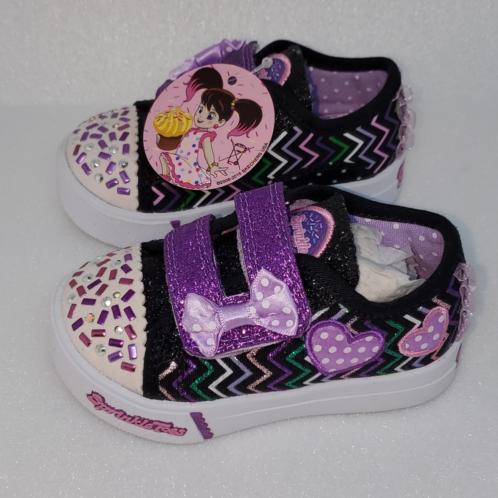 Sketchers Sprinkle Toe Skippers    NIB - Picture 3 of 6